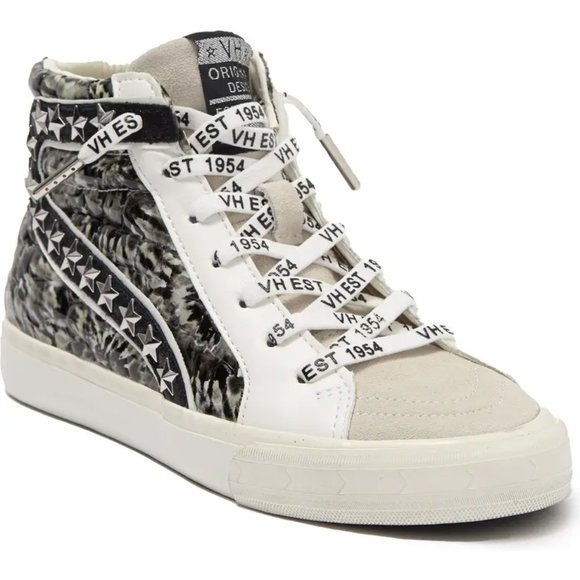 Vintage Havana Shoes - NWT Vintage Havana Junpier Snake High Top Leather Sneakers Size 8.5